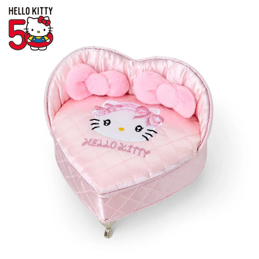 Sanrio Hello Kitty  Accessory Case (Hello Kitty 50th Anniversary Quilt)