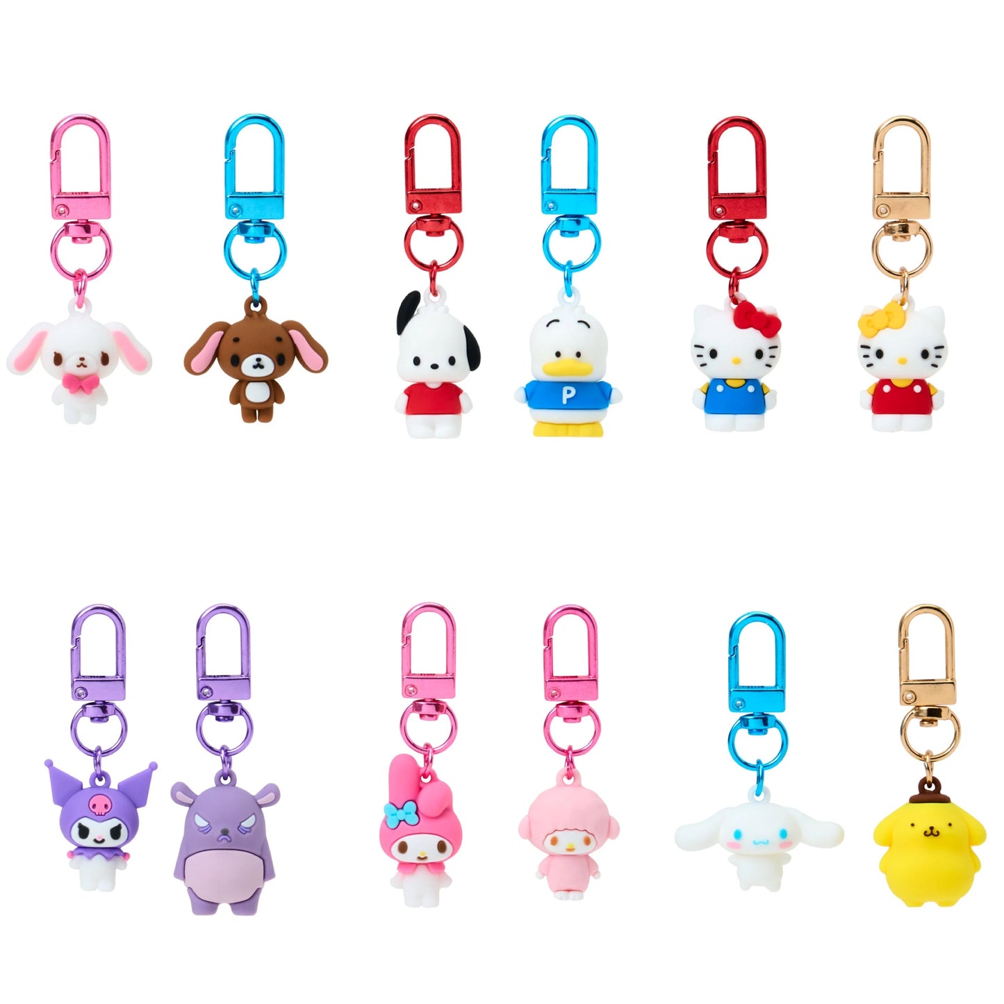 Sanrio Characters Pair keychain Set