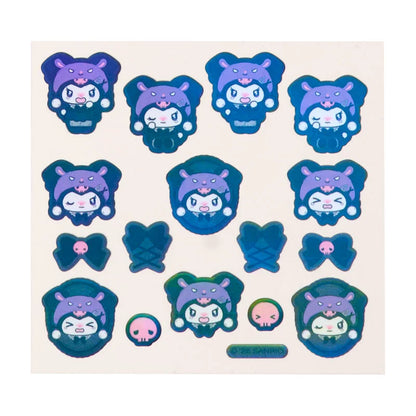 Sanrio Kuromi Sticker Set Casual (Black Kuromi Mode)