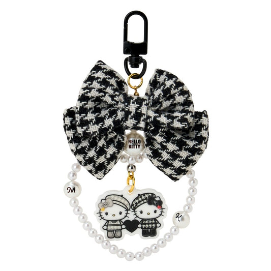 Sanrio Hello Kitty Keychain (monochrome girly twin coordinate)