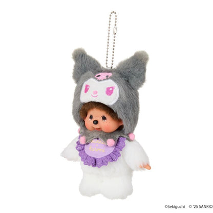 Monchhichi x Kuromi Keychain