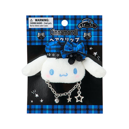 Sanrio Face-shaped Hair Clips (Sweet Rock 'n' Check)