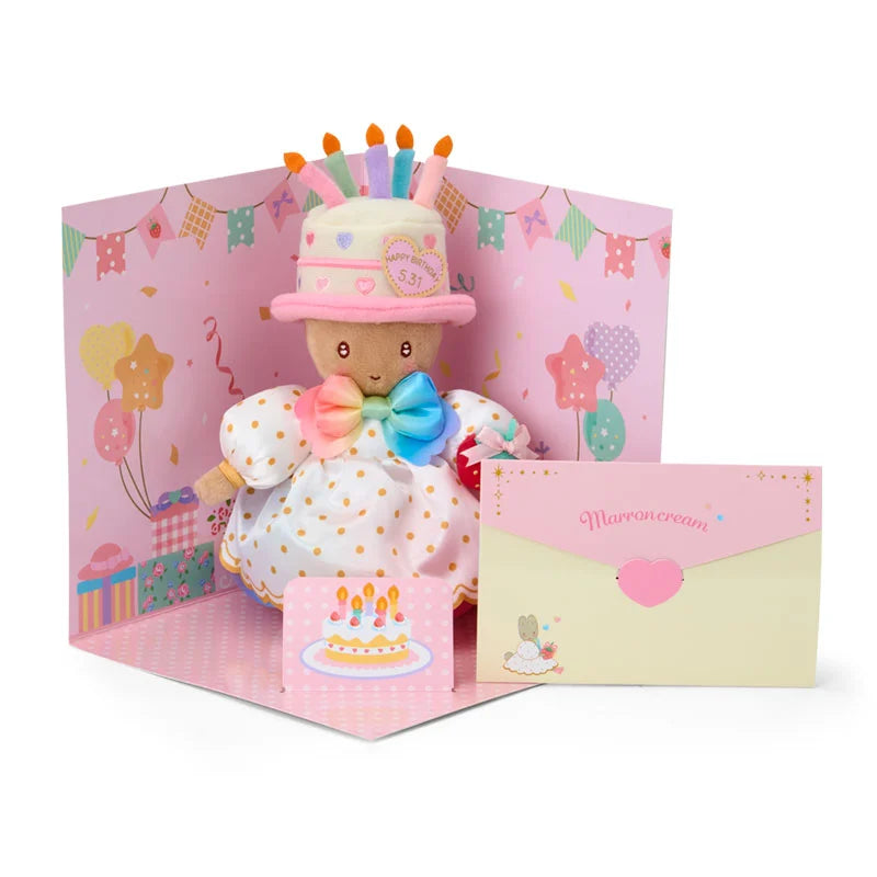 Marroncream Character birthday celebration set