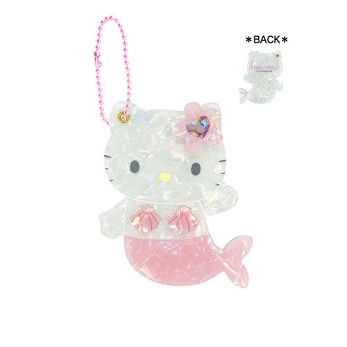 Hello Kitty Shell Mirror Keychain Mermaid (Pink)