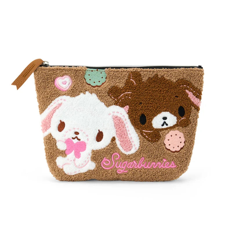 Sanrio Sugarbunnies Sagara Embroidery Pouch (Beige)