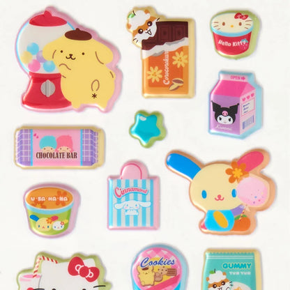 Sanrio Characters Pearl marshmallow Sticker (Light Blue)