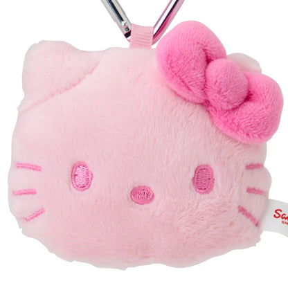 Sanrio Hello Kitty Face-shaped mascot holder Kao (I Love Hello Kitty)
