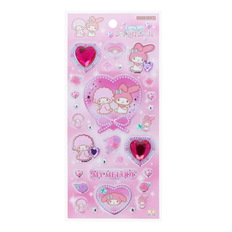 Sanrio Glitter Jewel Sticker (Ballet Core)