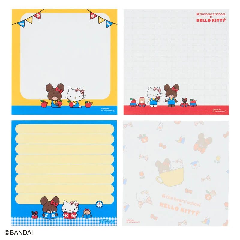 Sanrio Hello Kitty Blue Square memo (the bear’s school)