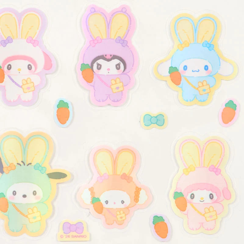 Sanrio Characters Sticker (Fluffy Ear Bunny Club)
