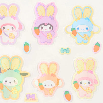 Sanrio Characters Sticker (Fluffy Ear Bunny Club)
