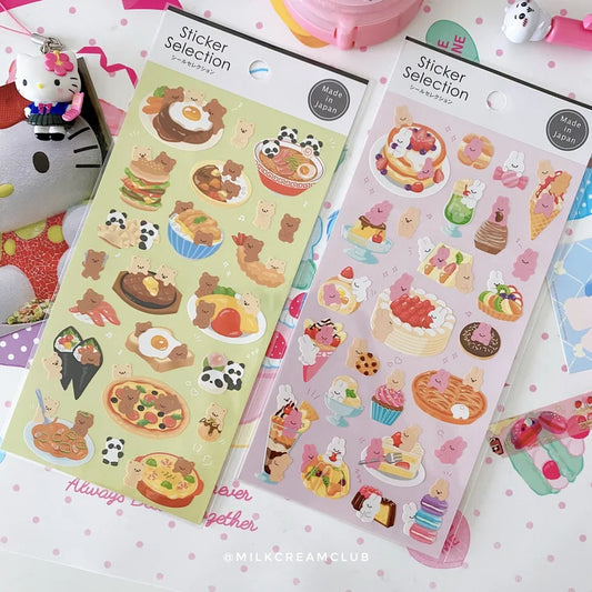 Animal in Food Sticker