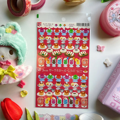 3 Way Circle Seal Sticker