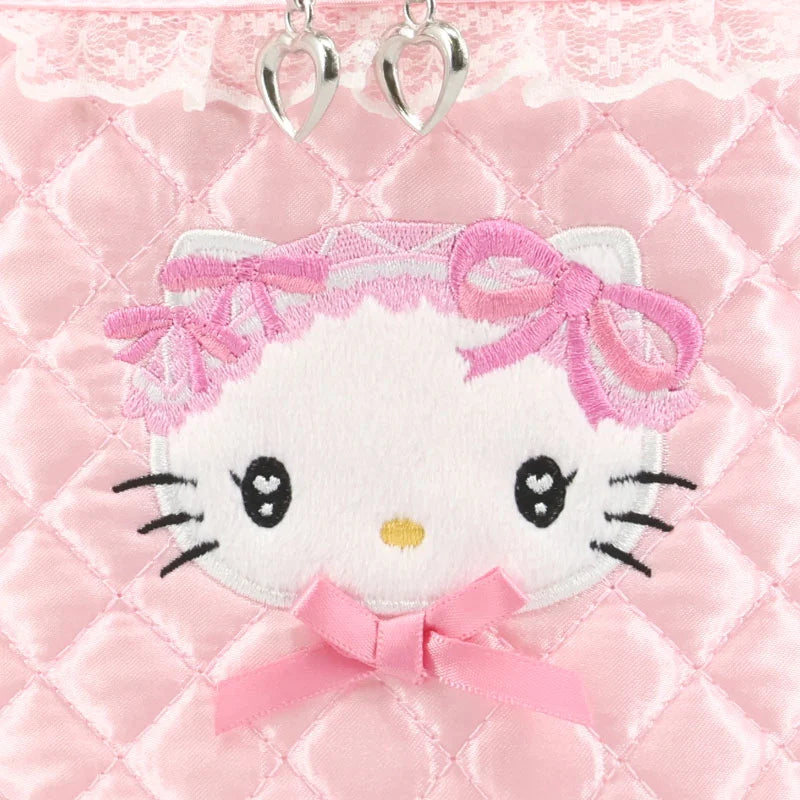 Sanrio Hello Kitty Vanity Pouch (Hello Kitty 50th Anniversary Quilt)
