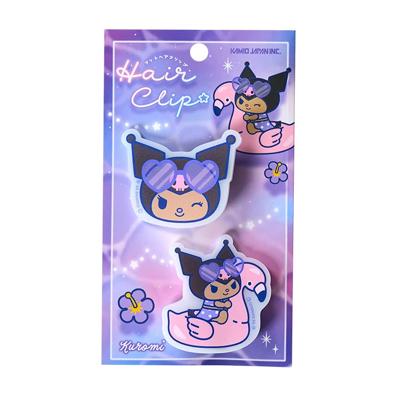 Sanrio Matte hair clip (night party)