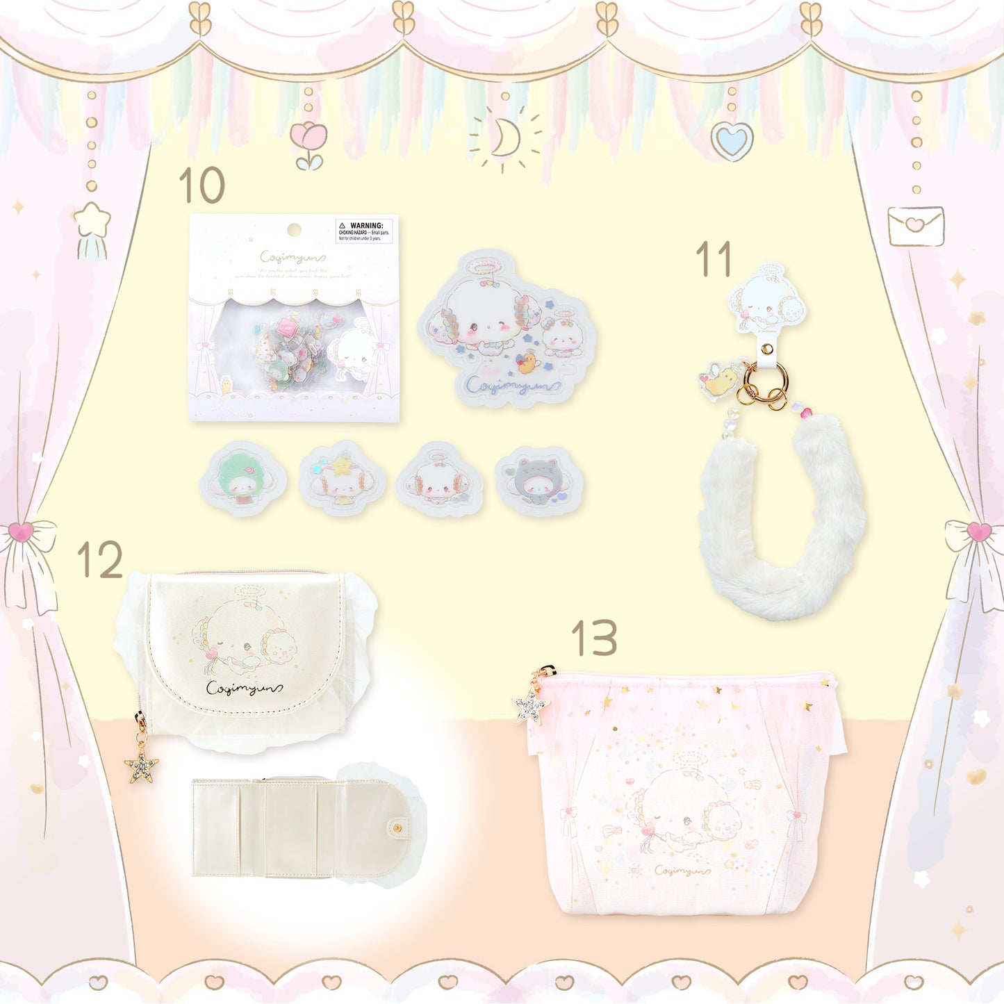 Sanrio Cogimyun Angel's Yugikai Design Series #10-13