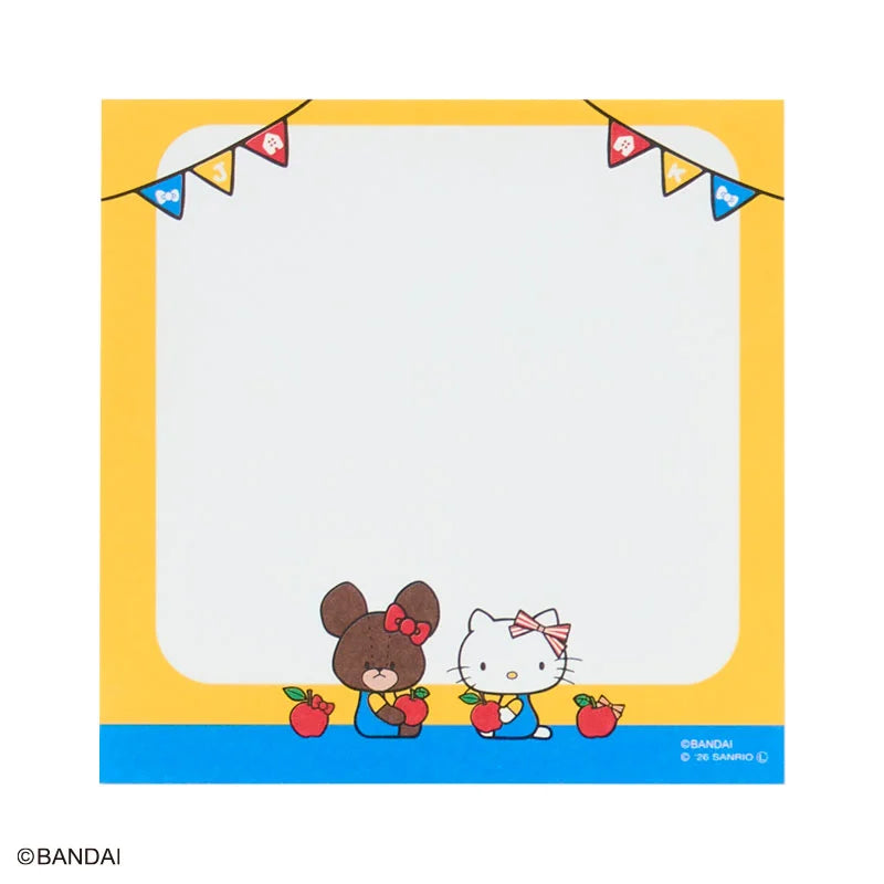 Sanrio Hello Kitty Blue Square memo (the bear’s school)