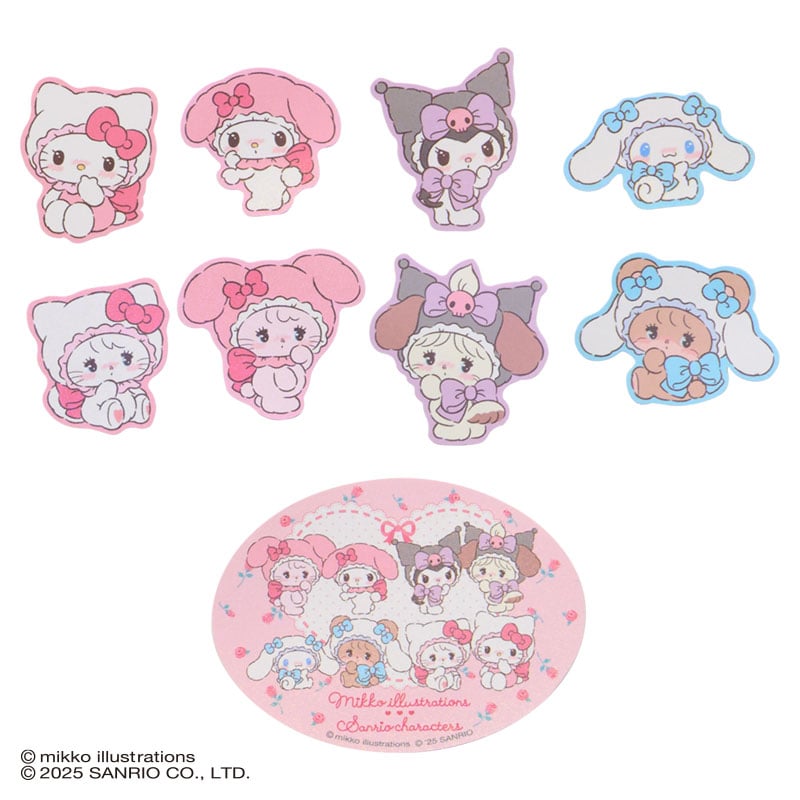 Sanrio Characters  Mikko illustrations sticker set