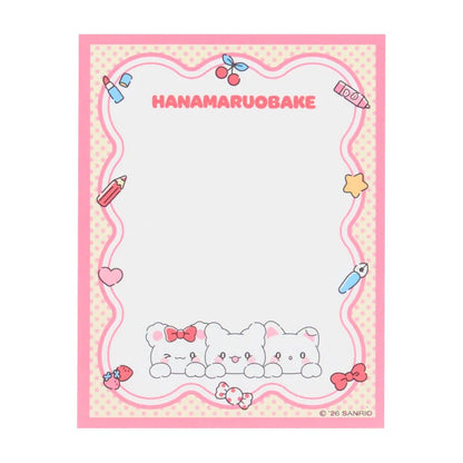 Sanrio Hanamaruobake Pata pata memo pad (with friends)
