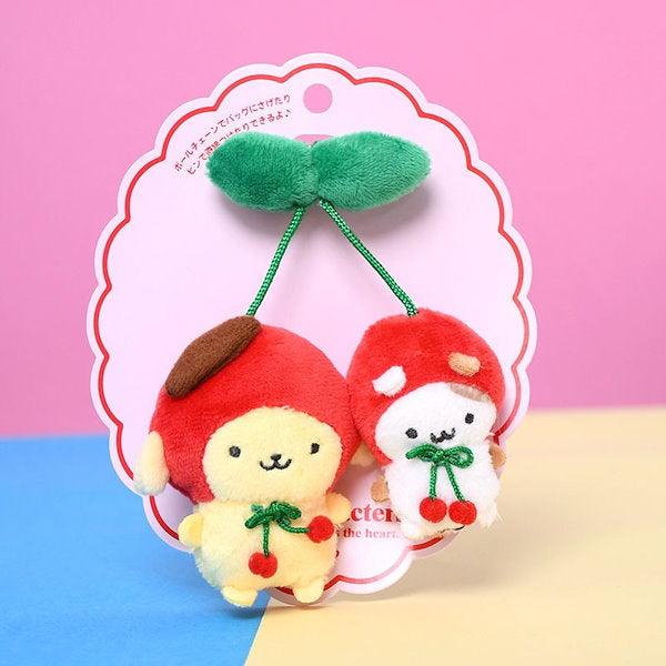 Sanrio Characters  Cherry Brooch Mascot Holder (Spring Color Design Series)