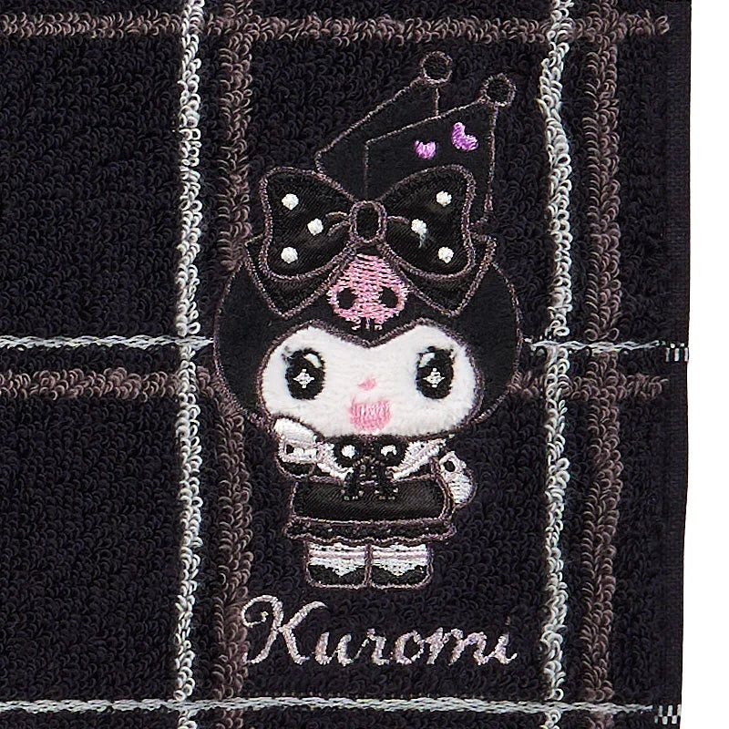 Sanrio Kuromi Petit towel (Black Kuromi Mode)