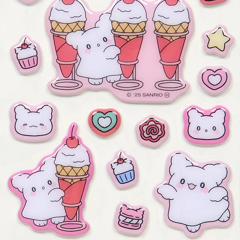 Sanrio Hanamaruobake Plump Seal (Pastel Sweets Pop)