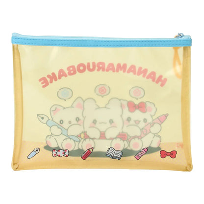 Sanrio Hanamaruobake Set of 2 clear pouches (with friends)