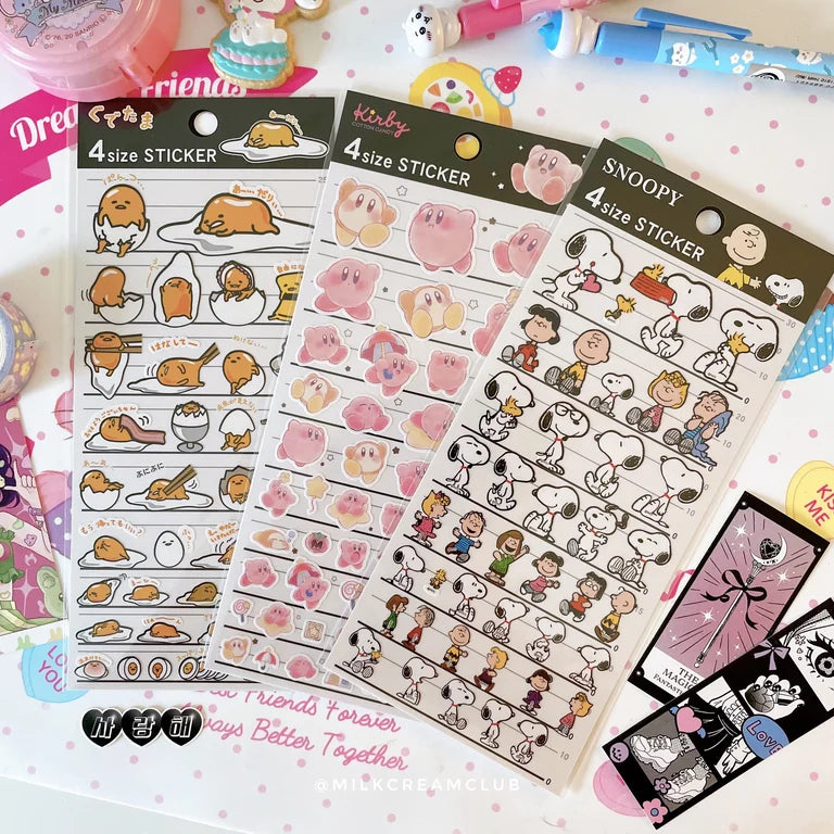 Character 4Size Sticker