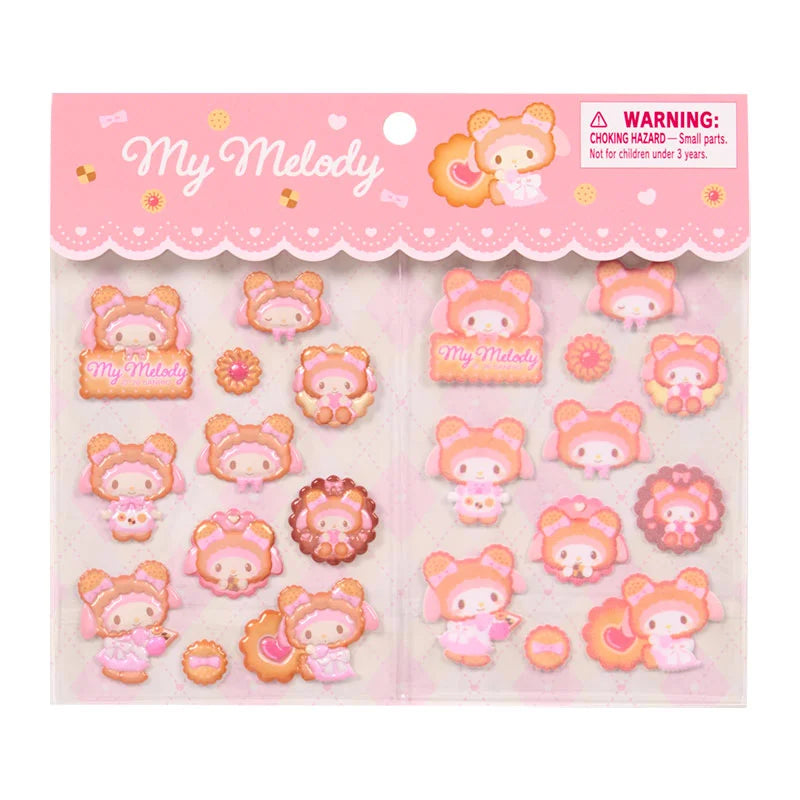 Sanrio My Melody Sticker Set (Cookie Mokomoko Bear)