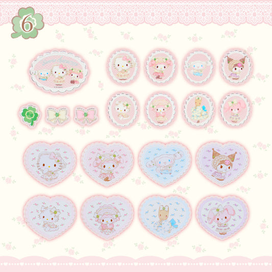 Sanrio Sticker Set (Forest Lace)