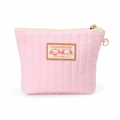 Sanrio Sugarbunnies Sagara Pink Embroidery Pouch (Love Sweets)
