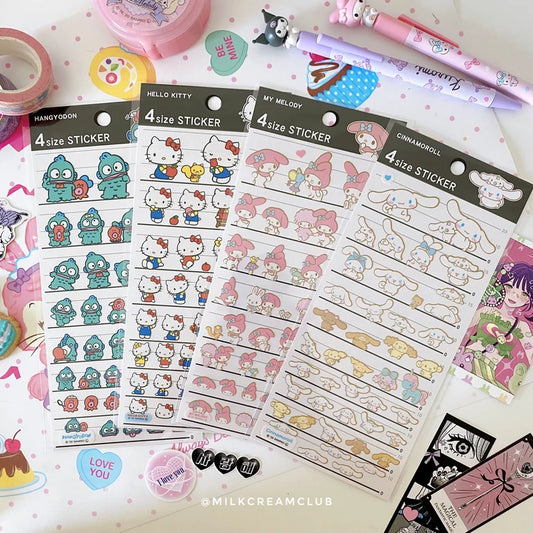 Sanrio 4Size Sticker 2