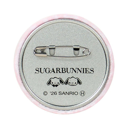Sanrio Sugarbunnies Fluffy Can Badge Blind Box (Love Sweets)
