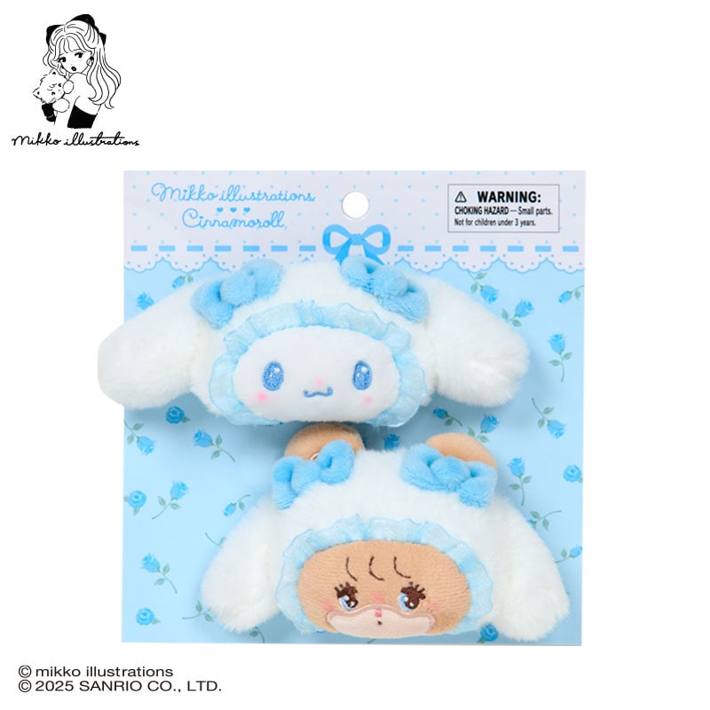 Sanrio Characters Mikko illustrations hair clip set