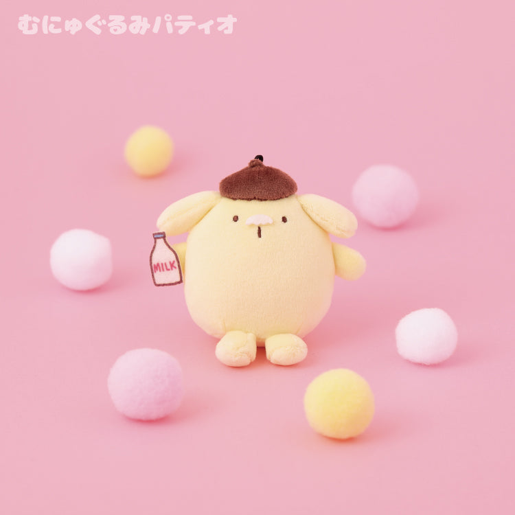 [Preorder] Sanrio Pompompurin Collection 2 Trading Munyugurumi Mascot Holder Blind Box