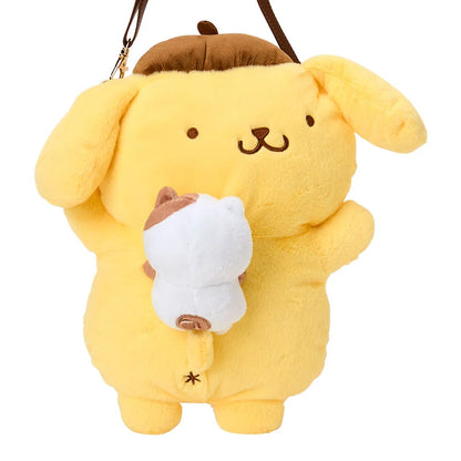 Sanrio Pompompurin Character-shaped shoulder bag (Purin and Muffin Nakayoshi Time)