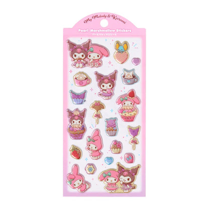 Sanrio My Melody & Kuromi Pearl marshmallow Sticker