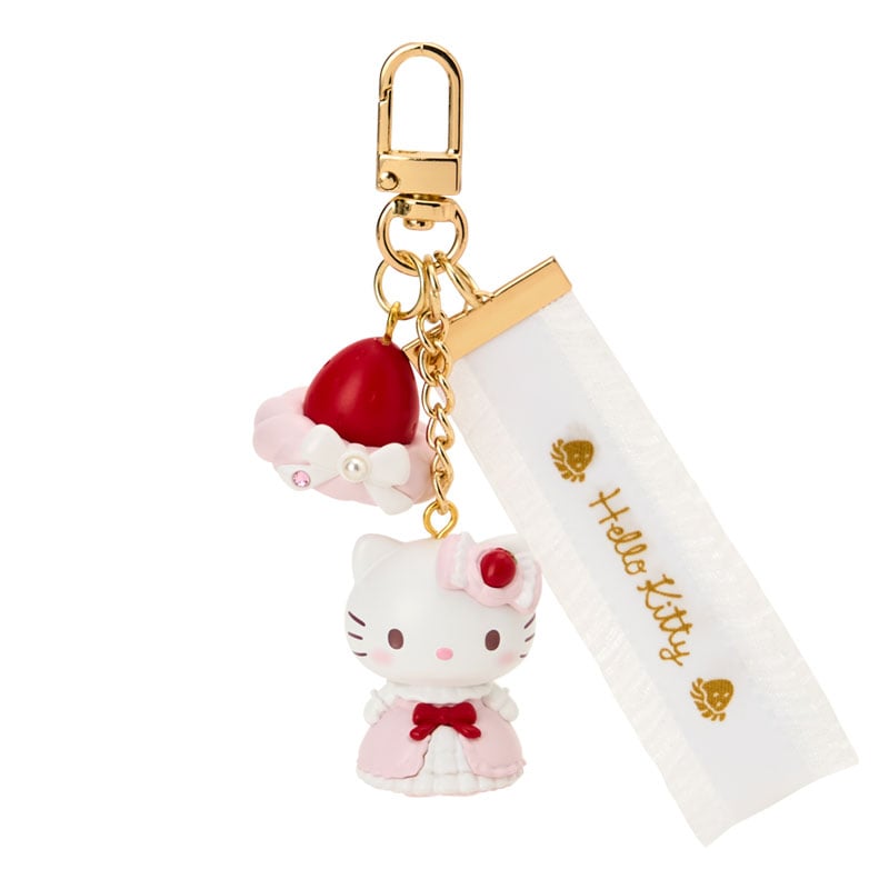 Sanrio Key Holder (Strawberry whipped cake)