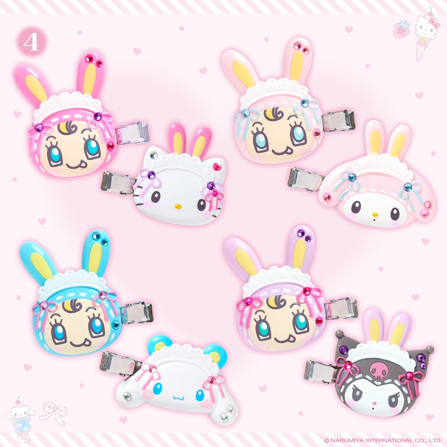 Mezzo piano x Sanrio Characters Bangs Clip