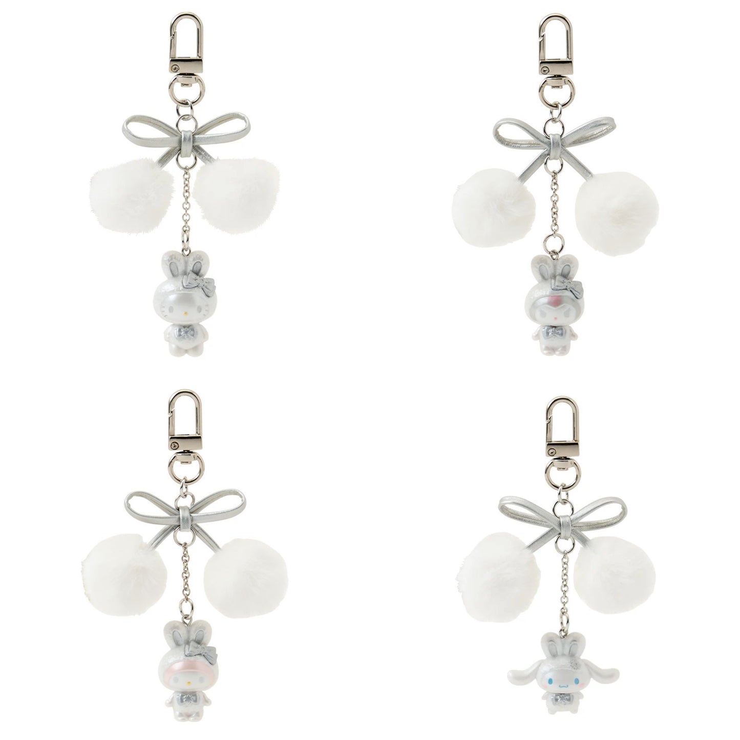 Sanrio Key Holder (Fluffy Snow Rabbit)
