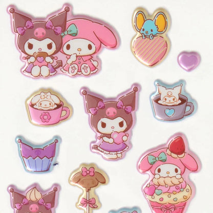 Sanrio My Melody & Kuromi Pearl marshmallow Sticker