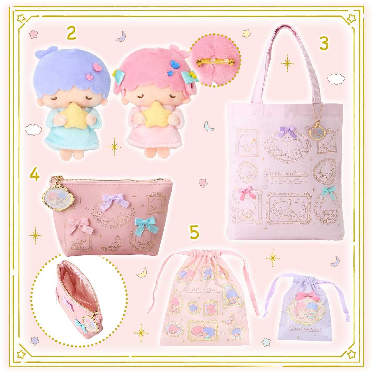 Sanrio Little Twin Stars Frame Design Series #2-5