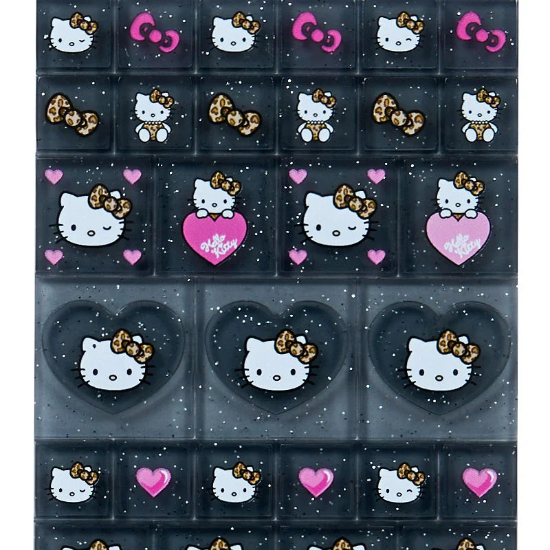 Sanrio Hello Kitty  90s tile sticker (leopard)