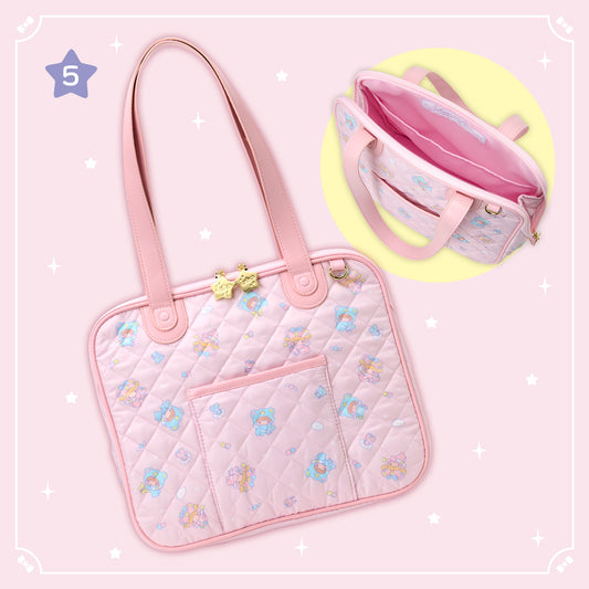 Sanrio Little Twin Stars Quilted Boston Bag (Angel of the starry sky)