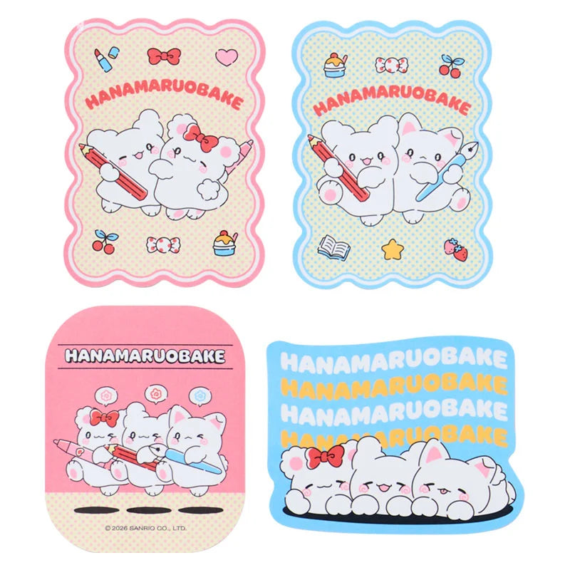 Sanrio Hanamaruobake Sticker set (with friends)