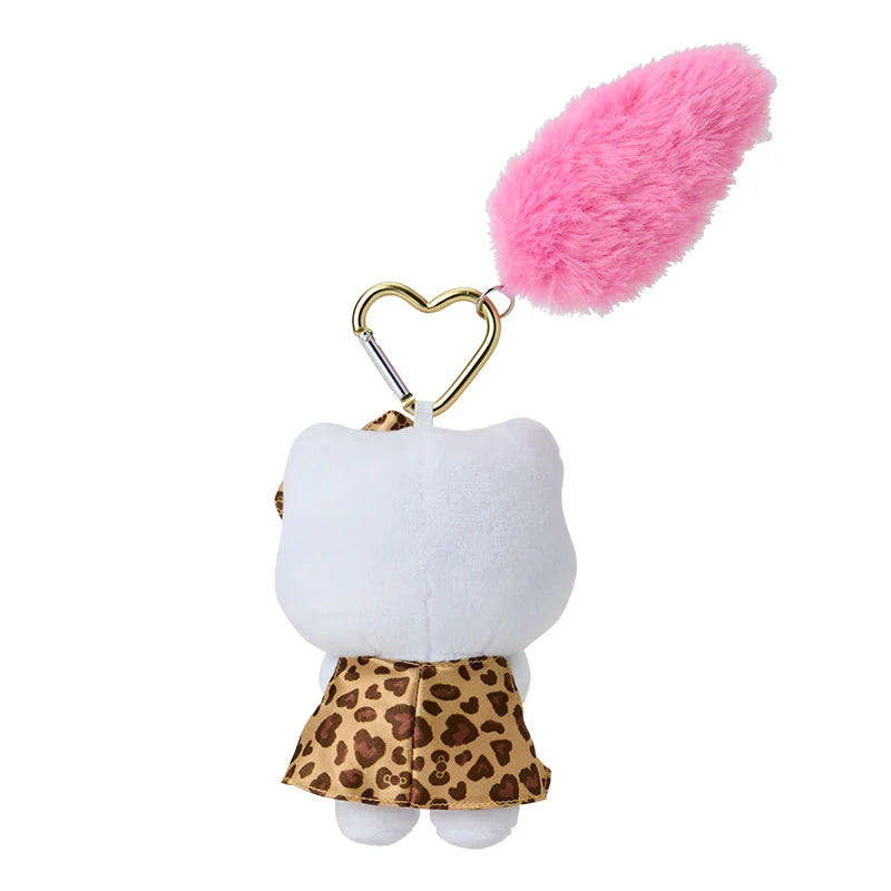 Sanrio Hello Kitty Mascot keychain with tail (leopard)