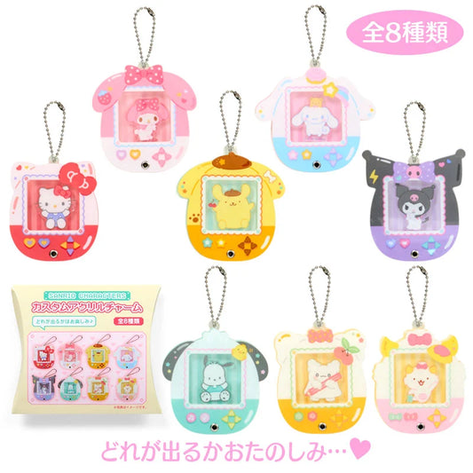 Sanrio Characters Custom Acrylic Charm Blind Box (Mini Game Machine Design