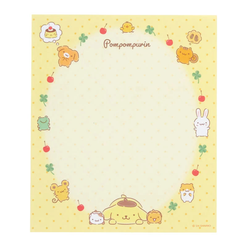Sanrio Pompompurin Character-shaped letter set