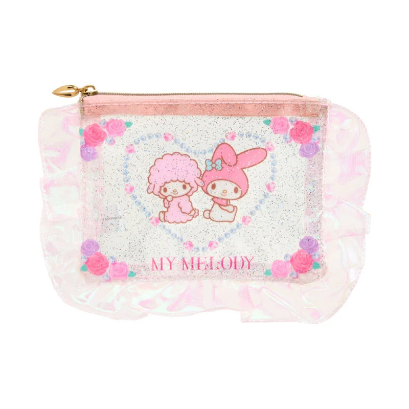 Sanrio Pouch with ruffles (ballet core)