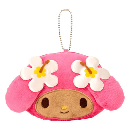 Sanrio Characters Hawaiian Host Face Shaped Pouch